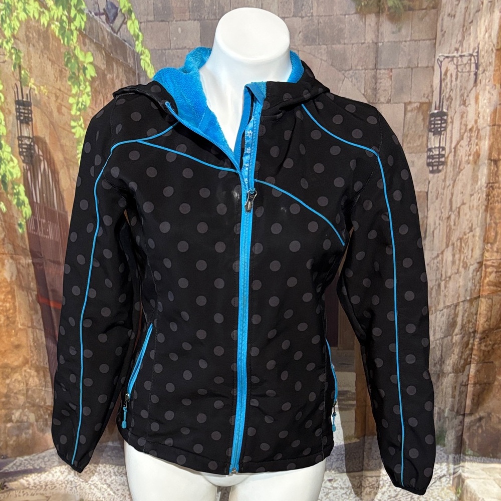 Snozu Women's Black and Blue Ski Jacket